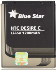 blue star premium battery for htc desire c 1200mah li ion photo
