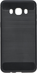 forcell carbon back cover case for samsung galaxy j7 2016 black photo