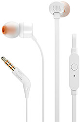 jbl tune 110 in ear headphones with microphone white photo