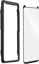 blue star tempered glass for samsung galaxy s9 full face full glue with frame small size black photo