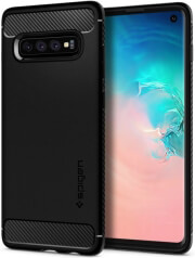 spigen rugged armor back cover case for samsung galaxy s10 matte black photo spigen rugged armor back cover case for samsung galaxy s10 matte black photo