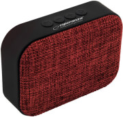 esperanza ep129r samba bluetooth speaker with fm radio red photo