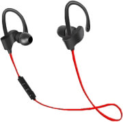 esperanza eh188r bluetooth sport earphones black red photo