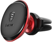 baseus car mount magnetic with cable clip red