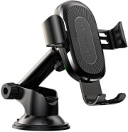 baseus car mount gravity osculum with wireless charging function black photo