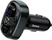 baseus transmitter fm t type s 09 bluetooth mp3 car charger black photo