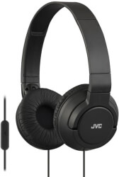 jvc ha sr185 on ear headphones with microphone black photo
