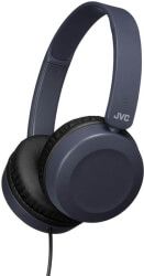 jvc ha s31m foldable on ear headphones with microphone blue photo