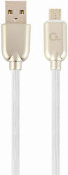 cablexpert cc usb2r ammbm 1m w premium rubber micro usb charging and data cable 1m white photo cablexpert cc usb2r ammbm 1m w premium rubber micro usb charging and data cable 1m white photo