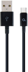 cablexpert cc usb2p amcm 1m type c charging and data cable 1m black photo