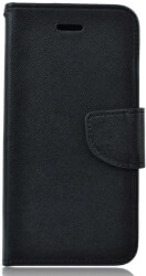 fancy book flip case for xiaomi redmi 8 black photo