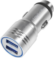 logilink pa0228 usb car charger with integrated emergency hammer 105w photo