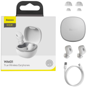 baseus encok wm01 tws true wireless bluetooth headset white photo