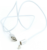 cablexpert cc usb2 ammumm 1m magnetic micro usb cable silver 1m photo