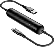 baseus energy two in one power bank cable 2500mah usb to lightning black photo