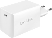 logilink pa0229 usb power socket adapter 1x usb port gan technology 60w photo