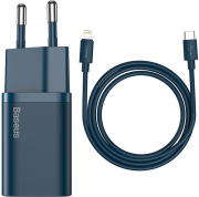 baseus super si quick charger 1c 20w cable type c to lightning 1m blue photo