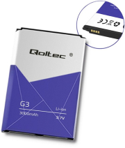 qoltec 52017 battery for lg bl 53yh g3 3000mah photo