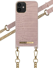 ideal of sweden necklace for iphone 12 mini misty rose croco photo