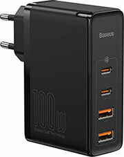 baseus gan2 pro 4 port quick charger 2x usb 2x type c 100w black photo baseus gan2 pro 4 port quick charger 2x usb 2x type c 100w black photo