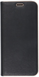 forcell luna book flip case gold for samsung galaxy a32 lte 4g black photo