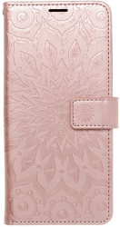 forcell mezzo book flip case for xiaomi redmi note 10 10s mandala rose gold photo