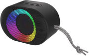 audictus abs 1788 aurora mini 7w rgb bluetooth speaker black
