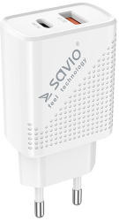savio la 04 wall usb charger quick charge power delivery 30 18w photo savio la 04 wall usb charger quick charge power delivery 30 18w photo