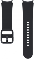 sport band 20mm s m for samsung galaxy watch4 watch4 classic et sfr86sbegeu black photo