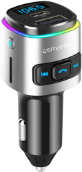 4smarts mediaassist 2 bt car kit charger fm transmitter media in usb type c