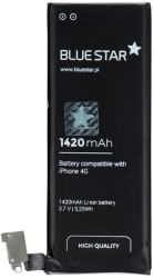 battery for iphone 4 1420 mah polymer blue star hq photo