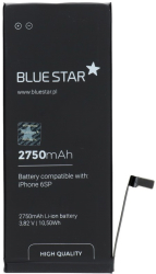 battery for iphone 6s plus 2750 mah polymer blue star hq photo