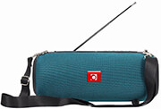 gembird spk bt 17 g portable bluetooth speaker with antenna green photo