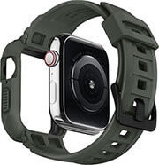 spigen rugged armor pro band for apple watch 4 5 6 se 44 mm green photo