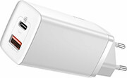 baseus gan2 lite quick charger 2x usb type c 65watt white photo