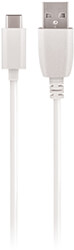 maxlife cable usb usb c 20 m 2a white photo