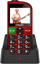 kinito evolveo easyphone fm dual sim red photo