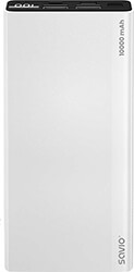 savio power bank ba 04 10000mah 2 in 1 cable white