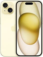 kinito apple iphone 15 128gb yellow doro thiki tempered glass photo