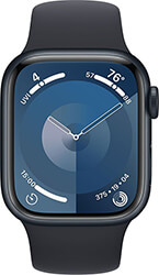 apple watch series 9 mr9a3 45mm aluminium and midnight m l photo