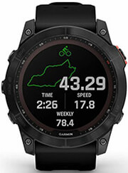 garmin fenix 7x solar premium multisport watch gps slate gray black band 010 02541 01 photo