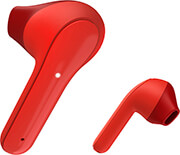 hama 184075 freedom light bluetooth headphonestrue wireless earbuds voice control red photo