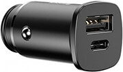 baseus square metal carcharger pps30w usb type c port pd30 qc40 scp afc black photo