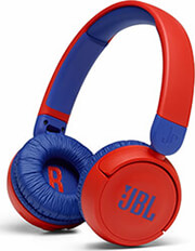jbl jr310bt asyrmata bluetooth on ear paidika akoystika kokkina photo