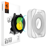 spigen glass ez fit 2 pack for galaxy watch5 4 44mm photo