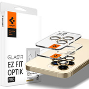 spigen glass ez fit optik pro 2 pack gold iphone 14 pro iphone 14 pro max photo