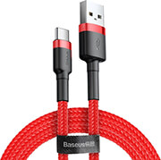 baseus cafule cable type c 2a 2m red photo