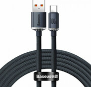 baseus crystal shine cable usb to type c 100w 5a 2m black photo