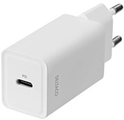 deltaco usbc ac133 wall charger usb c pd 18w white