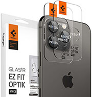 spigen glass ez fit optik pro 2 pack black for iphone 14 pro iphone 14 pro max photo